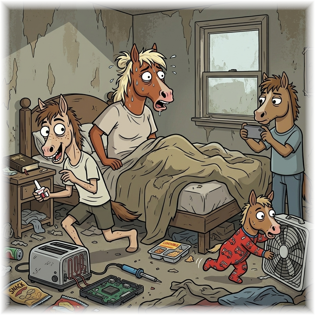 The only kind of funny this house grows.